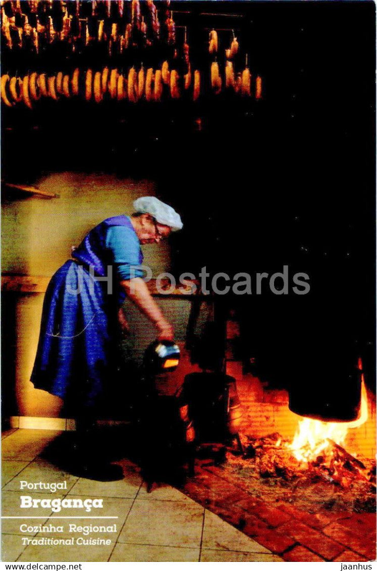 Braganca - Traditional Cuisine - Portugal - unused - JH Postcards