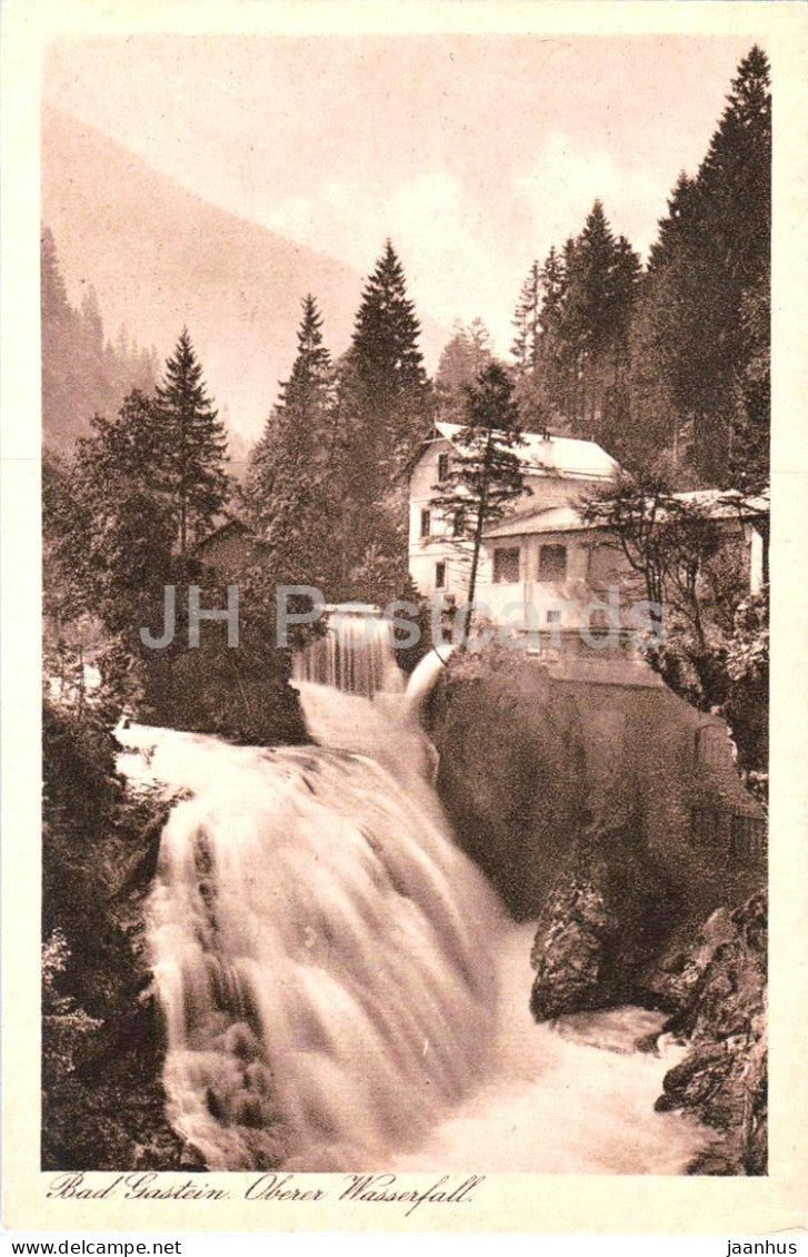 Bad Gastein 1083 m - Oberer Wasserfall - old postcard - 1922 - Austria - used - JH Postcards