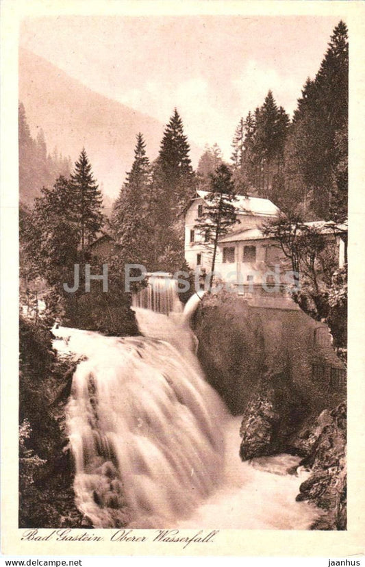 Bad Gastein 1083 m - Oberer Wasserfall - old postcard - 1922 - Austria - used - JH Postcards