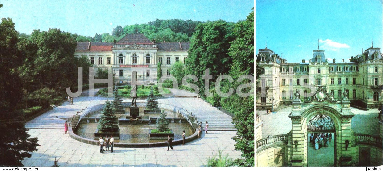 Lviv - Medical Institute - Palace of Ceremonial Events - 1985 - USSR Ukraine - unused - JH Postcards