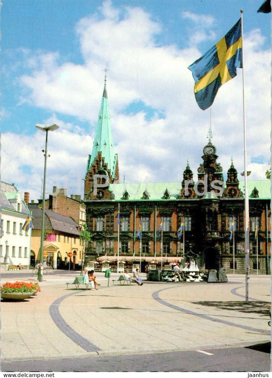 Malmo - Stortorget med Radhuset - square with town hall - 5465 - Sweden - unused - JH Postcards