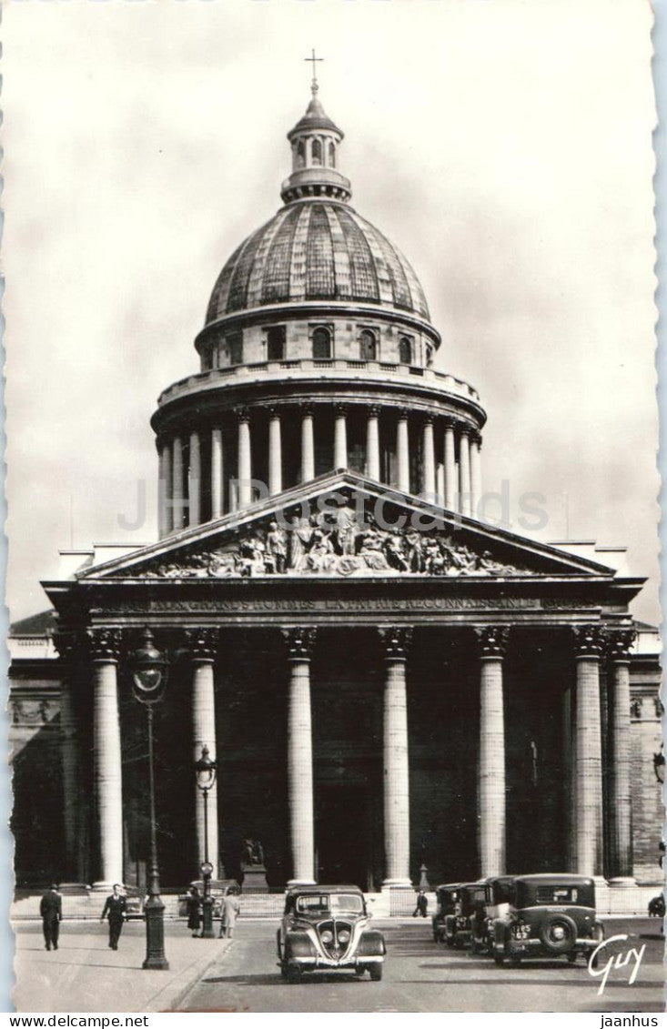 Paris Et Ses Merveilles - Le Pantheon - car - dome - columns - architecture - 352 - old postcard - France - unused - JH Postcards