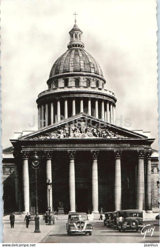 Paris Et Ses Merveilles - Le Pantheon - car - dome - columns - architecture - 352 - old postcard - France - unused - JH Postcards