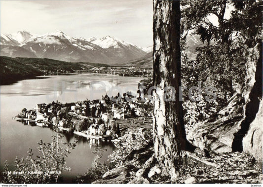 Millstatt - Karnten - village - lake - mountain panorama - 29 - old postcard - Austria - unused - JH Postcards