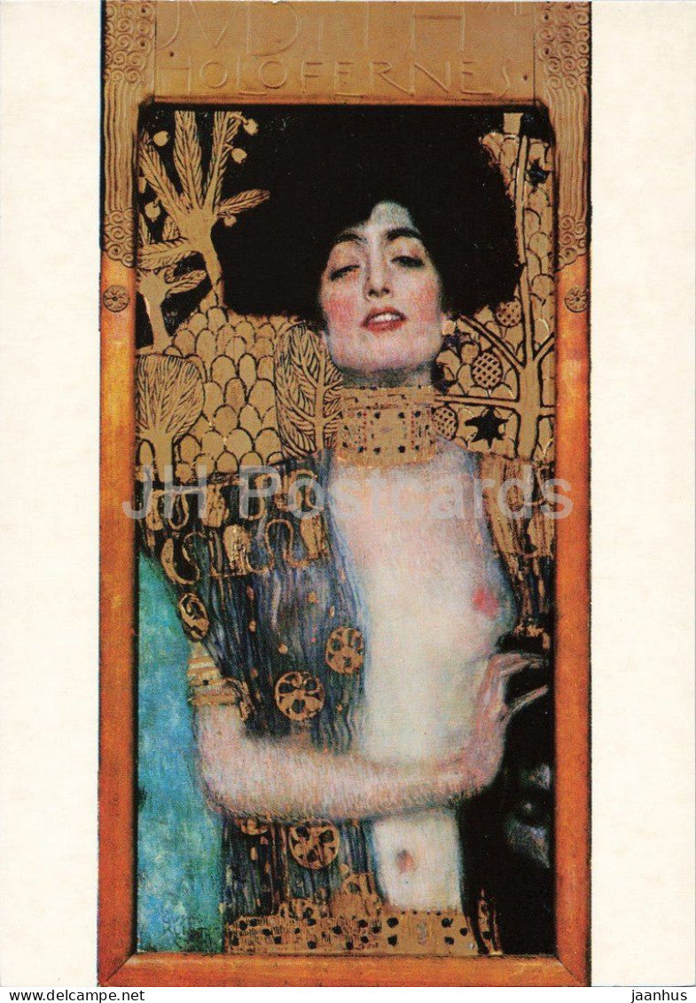 painting by Gustav Klimt - Judith I - Austrian art - 321 - Austria - unused - JH Postcards