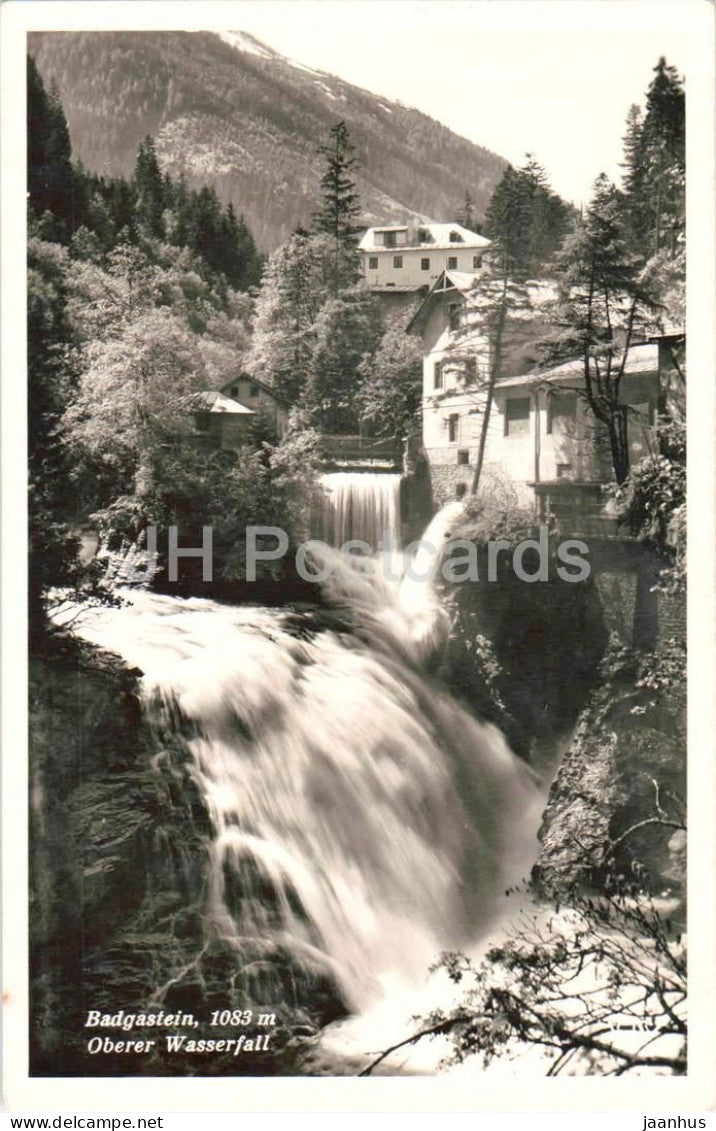 Bad Gastein 1083 m - Oberer Wasserfall - 749 - old postcard - Austria - unused - JH Postcards