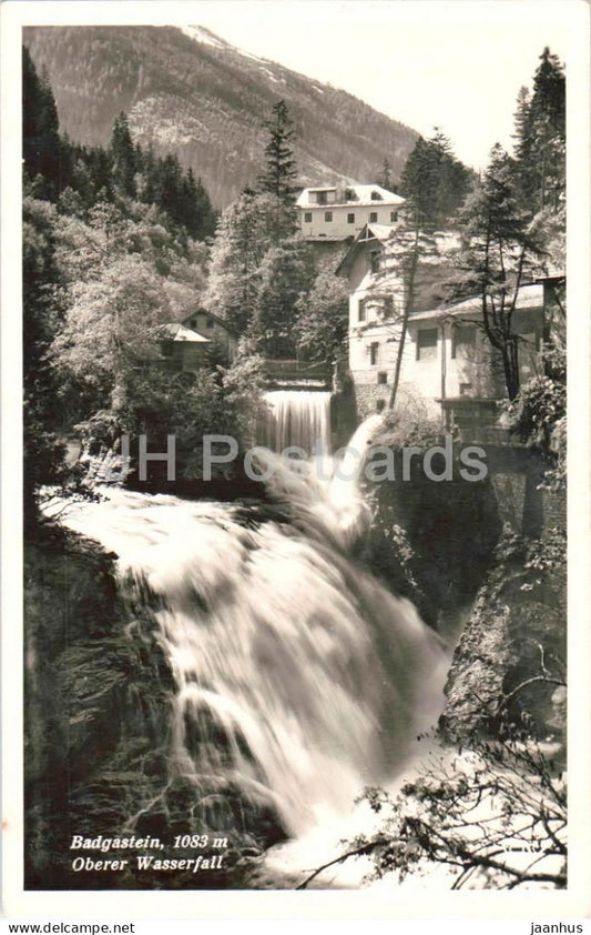 Bad Gastein 1083 m - Oberer Wasserfall - 749 - old postcard - Austria - unused - JH Postcards