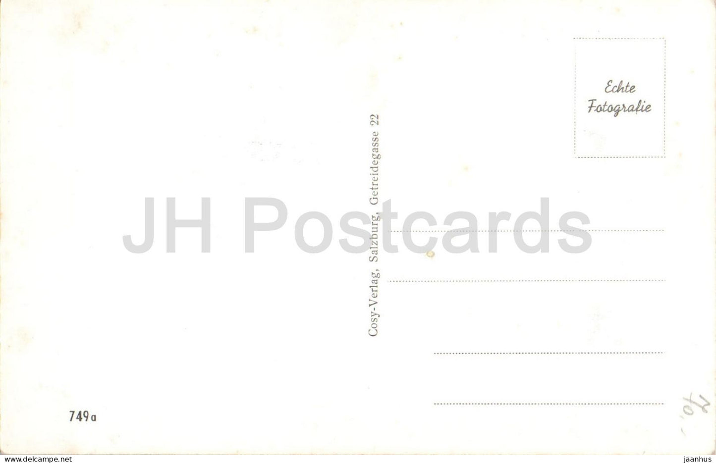 Bad Gastein 1083 m - Oberer Wasserfall - 749 - carte postale ancienne - Autriche - inutilisée 