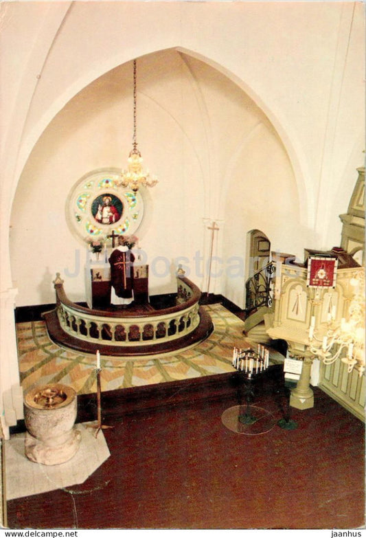 Malmo - Fosie Kyrka - interior - church - 1974 - Sweden - unused - JH Postcards