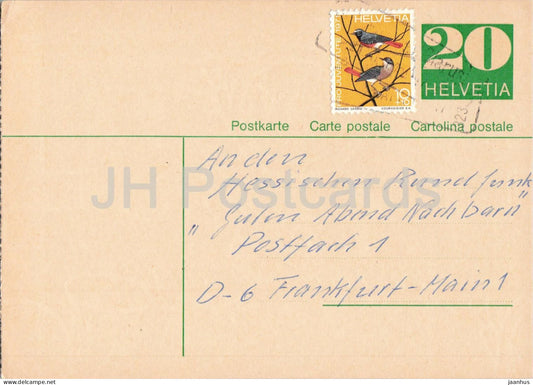 Guten Abend Nachbarn - Hessischer Rundfunk - postal stationery - 1 - 1972 - Switzerland - used - JH Postcards