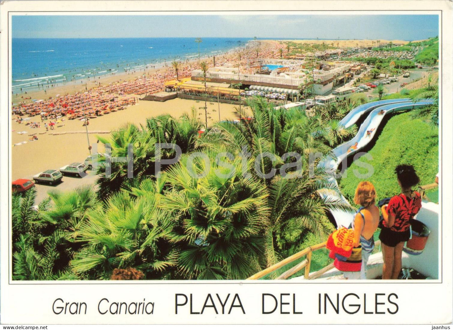 Playa Del Ingles - Gran Canaria - beach - 120 - Spain - used - JH Postcards