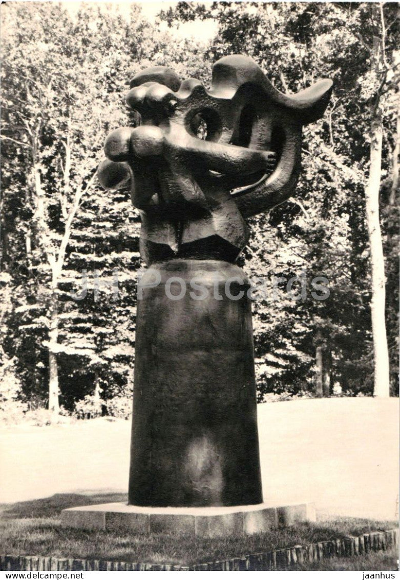 sculpture by Jacques Lipchitz - Song of Vowels - Kroller-Muller Museum Otterlo - 1960s - Netherlands - unused - JH Postcards