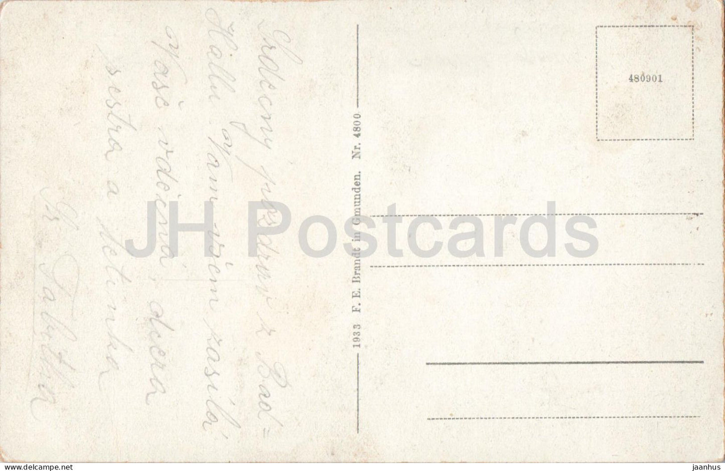 Bad Hall - Multiview with Kurhaus Trinkhalle - Hospiz Bethesda - 4800 - old postcard - 1933 - Austria - used