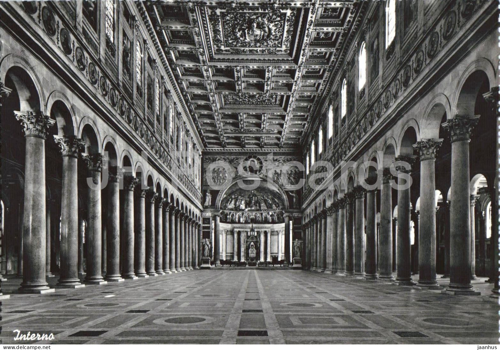 Roma - Rome - Vatican - Basilica di S. Pietro - Interno - interior - 1 - old postcard - Italy - unused - JH Postcards