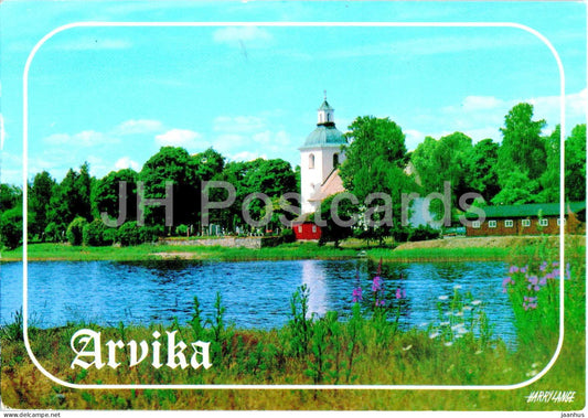 Arvika - Mikaelikyrkan - church - 938 - Sweden - used - JH Postcards