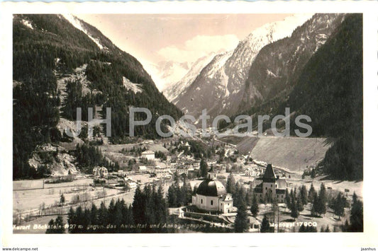 Kurort Bockstein 1127 m gegen das Anlauftal und Ankogelgruppe 3263 m - 17900 - old postcard - 1931 - Austria - used - JH Postcards