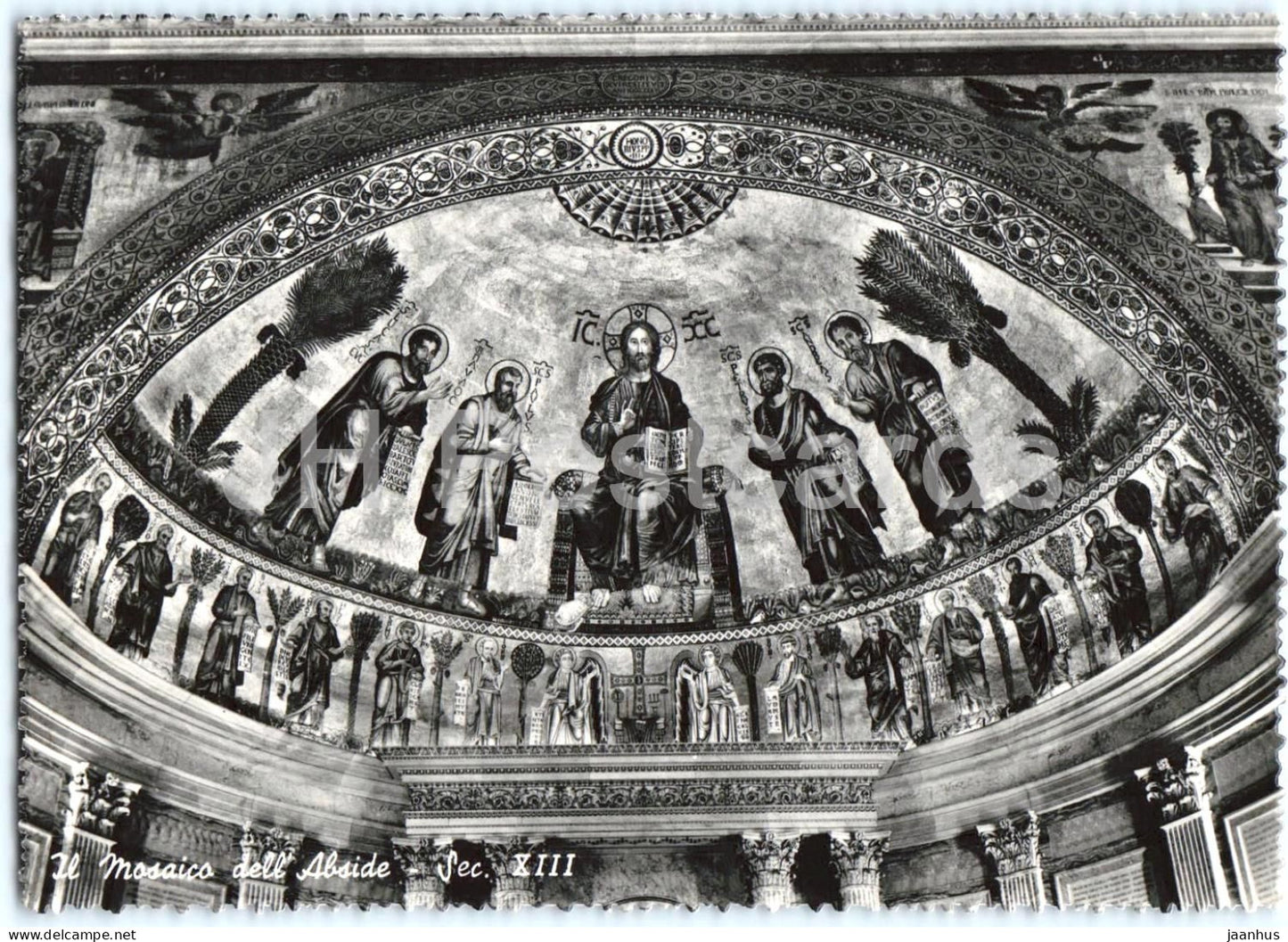 Roma - Rome - Vatican - Basilica di S. Pietro - Il Mosaico dell Abside - Apse Mosaic - old postcard - Italy - unused - JH Postcards