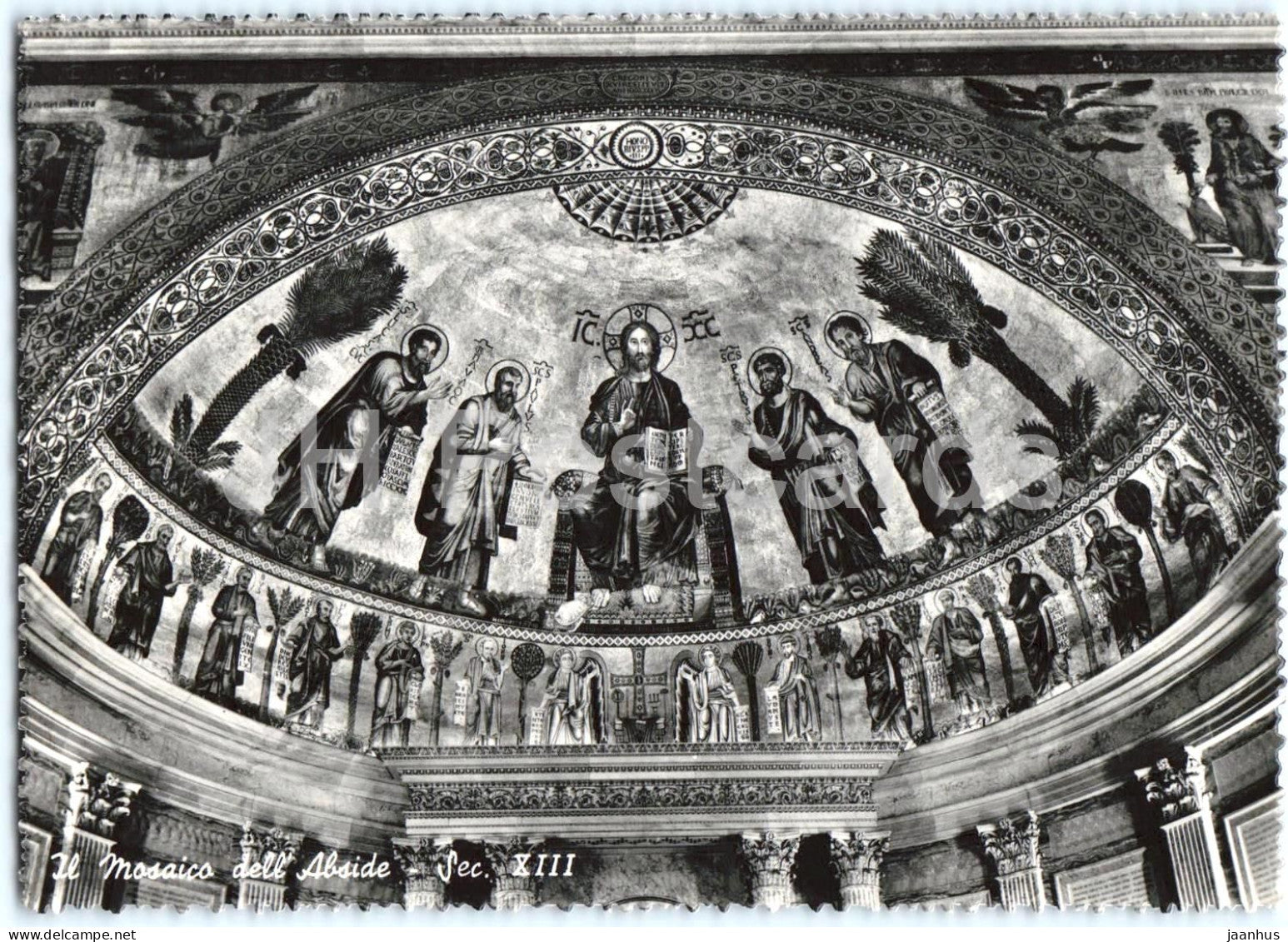 Roma - Rome - Vatican - Basilica di S. Pietro - Il Mosaico dell Abside - Apse Mosaic - old postcard - Italy - unused - JH Postcards