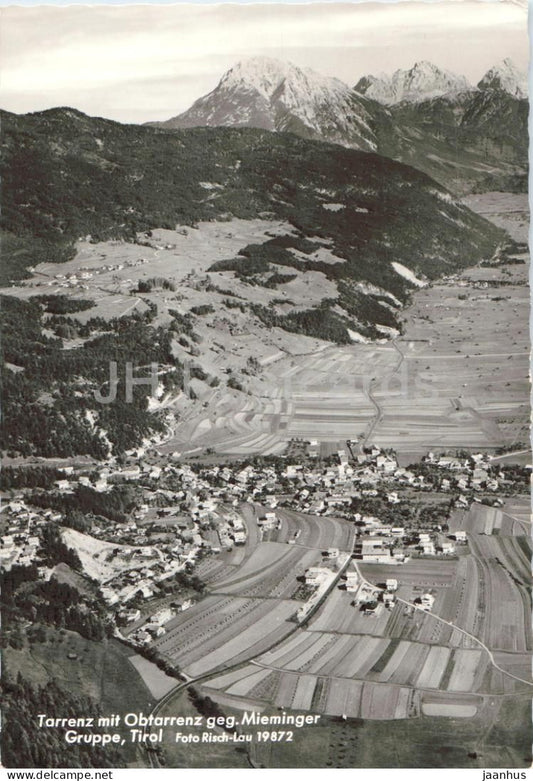 Tarrenz mit Obtarrenz geg Mieminger Gruppe - Tirol village valley - panorama - mountains - 13322 - 1965 - Austria - used - JH Postcards