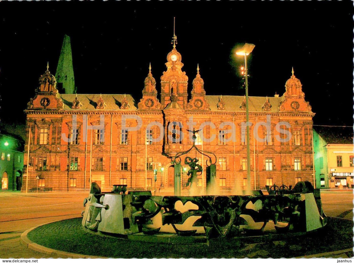 Malmo - Radhuset - Town Hall - 3897 - Sweden - used - JH Postcards