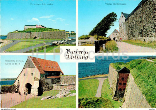 Varbergs Fastning - multiview - 1 - 942 - Sweden - unused - JH Postcards