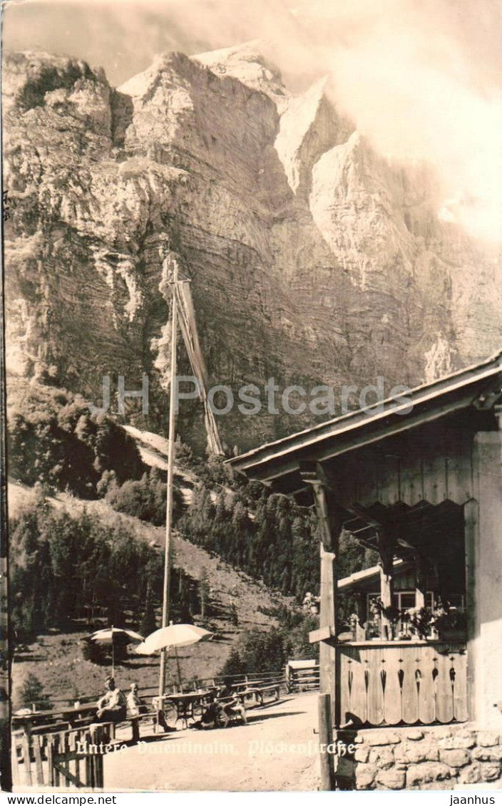 Untere Valentinalm - Plockenstrasse - Mountain hut - Alps - 12509 - old postcard - 1939 - Austria - unused - JH Postcards