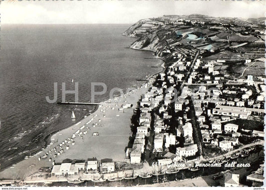 Gabicce - Panorama dall’aereo - Aerial Panorama - seaside town - Adriatic coast beach - 44 - old postcard - Italy - used - JH Postcards