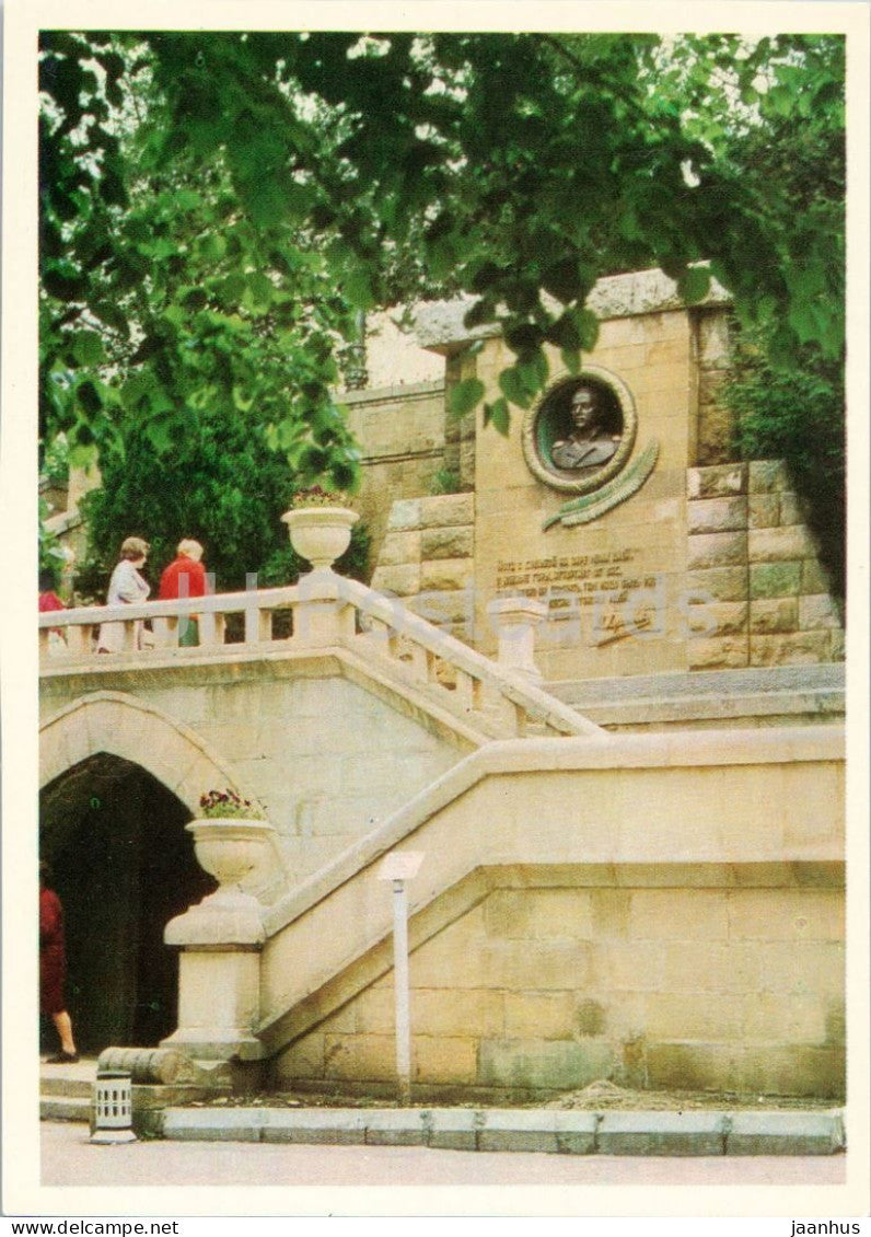 Kislovodsk - Lermontov platform in the City Park - monument - 1979 - Russia USSR - unused - JH Postcards