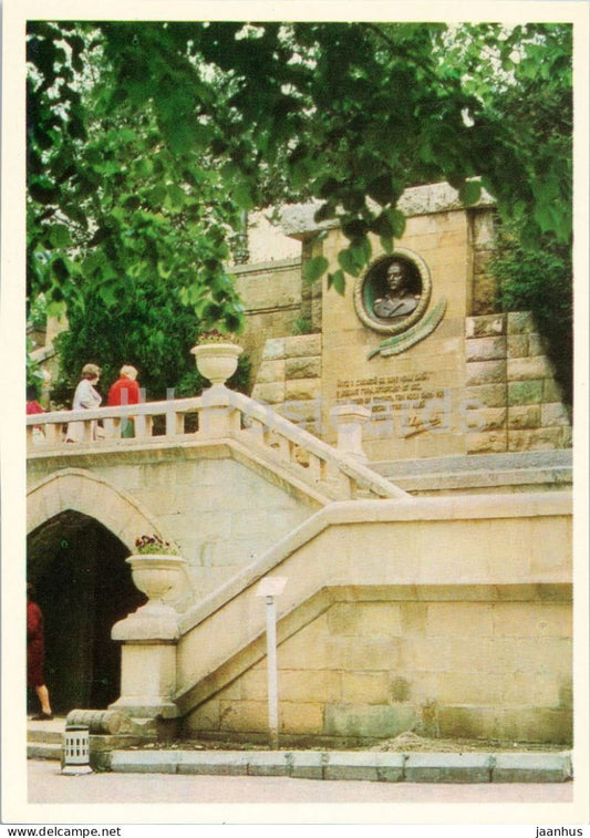 Kislovodsk - Lermontov platform in the City Park - monument - 1979 - Russia USSR - unused - JH Postcards