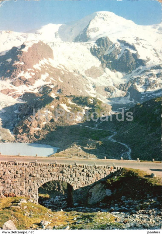 Sustenstrasse Obertal Gwachtenhorn - mountains - Alps - 5619 - 1962 - Switzerland - used - JH Postcards