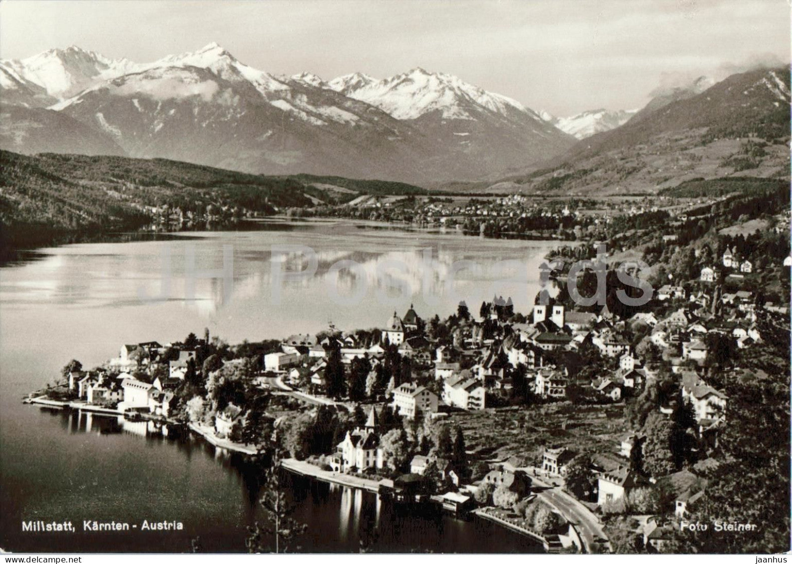 Millstatt - Karnten - village - lake - mountain panorama - 31 - 1967 - Austria - used - JH Postcards