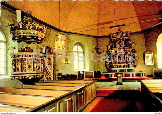 Jarnskog kyrka - church - 1984 - Sweden - used - JH Postcards
