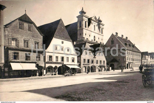 Steyr - Hauptplatz Geschaften - street view - photo postcard - old postcard - Austria - unused - JH Postcards