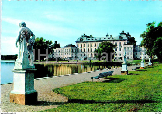 Drottningholms Slott - castle - 130/34 - 1963 - Sweden - used - JH Postcards
