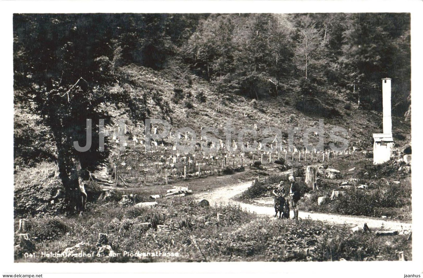Heldenfriedhof an der Plockenstrasse - Military cemetery - WWI - Alps - 041 - old postcard - 1927 - Austria - unused - JH Postcards