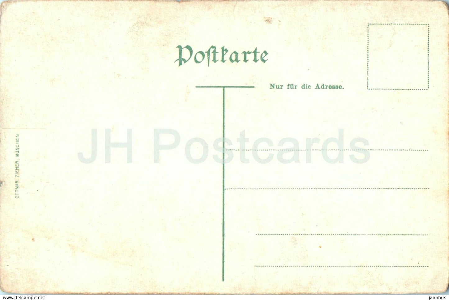 Riesengebirge - Kleiner Teich - lac de montagne - nature - Silésie - carte postale ancienne - République tchèque - inutilisée 