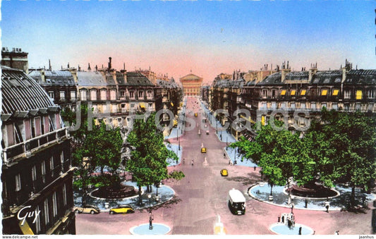 Paris Et Ses Merveilles - L'Avenue de l'Opera - Avenue of the Opera - 416 - old postcard - France - unused - JH Postcards