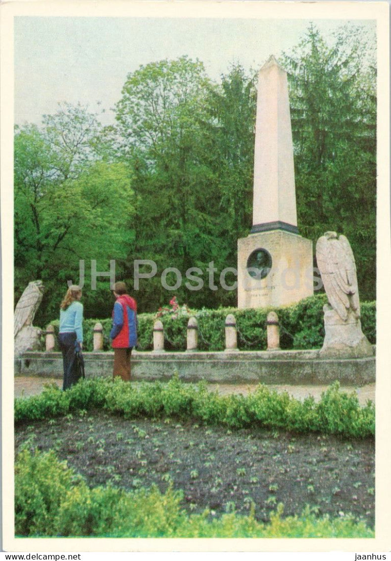 Site of the fatal duel of M. Y. Lermontov at the foot of Mashuk Mountain - monument - 1979 - Russia USSR - unused - JH Postcards
