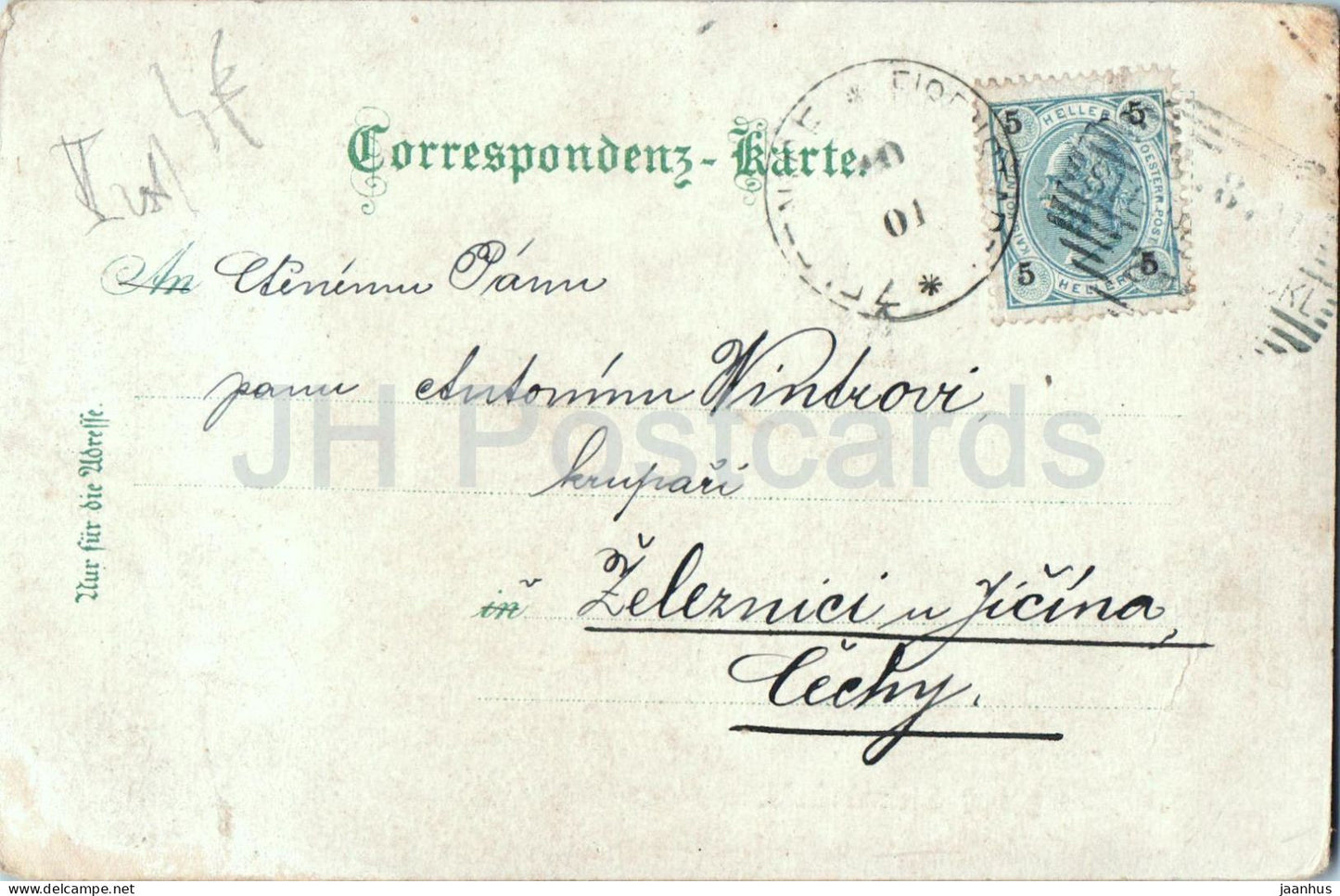 Gruss aus Steinabruckl - village industriel - carte postale ancienne - 1901 - Autriche - utilisé 