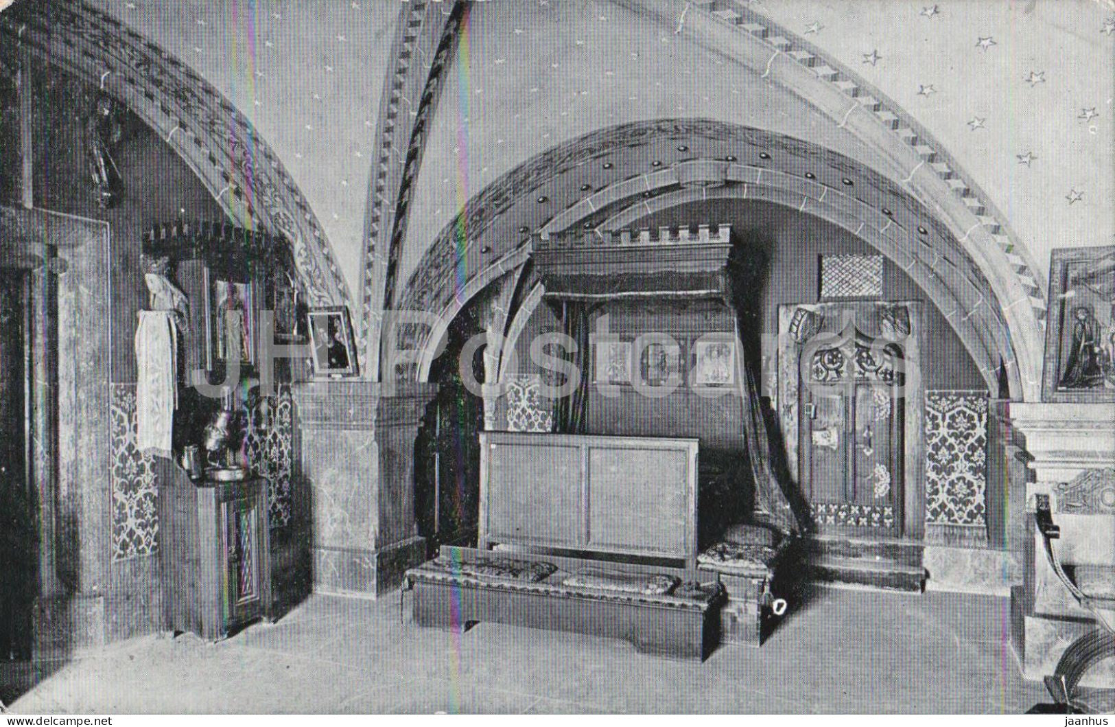 Salzburg - Museum Carolino - Augusteum - Gotische Halle - interior view - old postcard - Austria - unused - JH Postcards