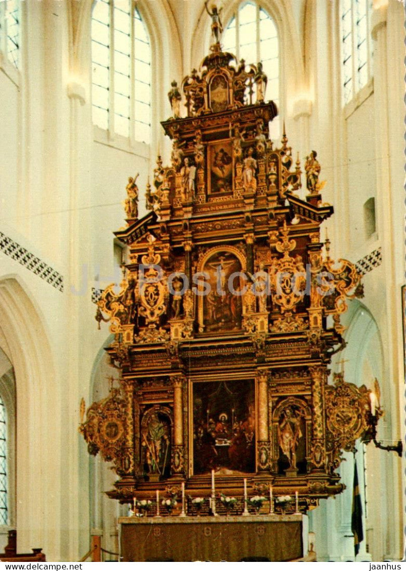 Malmo - St Petri Kyrka - Hogaltaret - Altar - church - 301 - Sweden - unused - JH Postcards