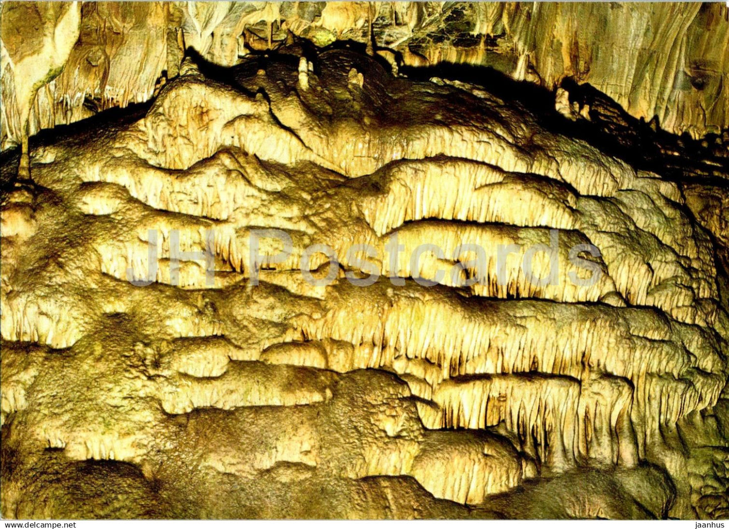 Moravian Karst - Moravsky kras - Catherine Cave - A Cascade Waterfall - Czech Republic - Czechoslovakia - unused - JH Postcards