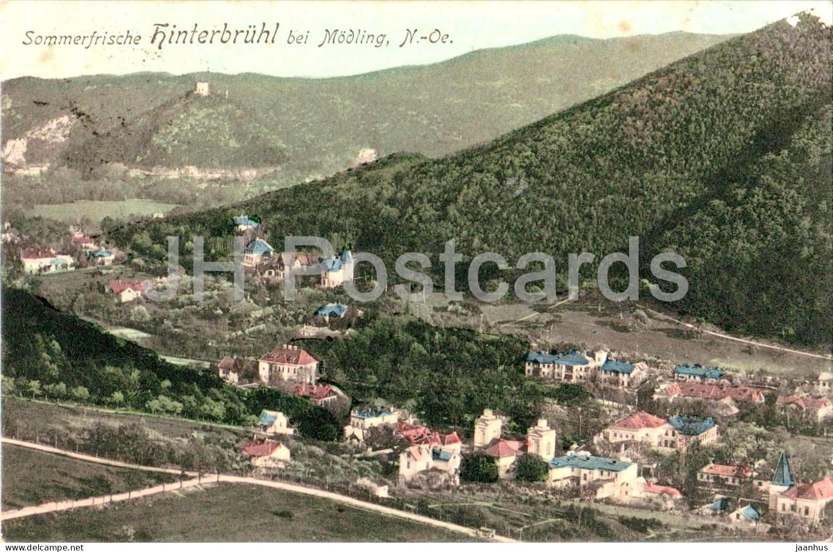 Sommerfrische Hinterbruhl bei Modling - 18693 - old postcard - 1916 - Austria - used - JH Postcards