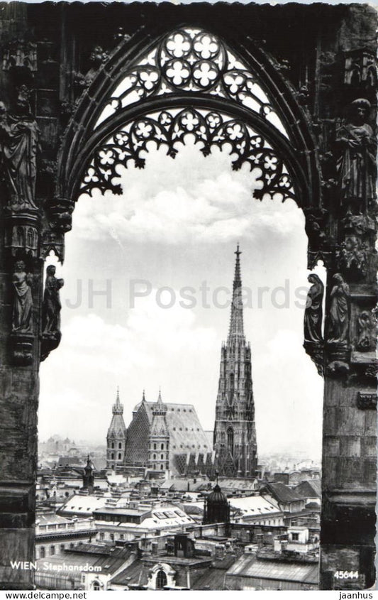 Wien - Vienna - Stephansdom - cathedral - 45644 - old postcard - 1958 - Austria - used - JH Postcards