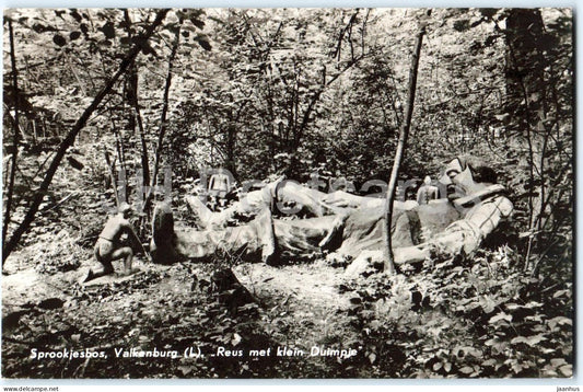 Sprookjesbos - Valkenburg - Reus met klein Duimpje - giant with Little Thumb - No. 134 - 1962 - Netherlands - used - JH Postcards