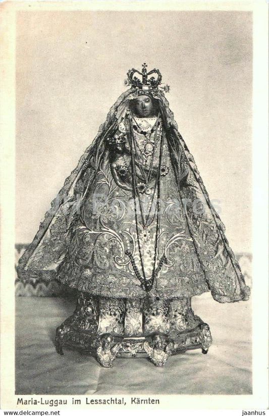 Maria Luggau im Lessachtal - Karnten - Religious statue - Virgin Mary - old postcard - 1914 - Austria - unused - JH Postcards