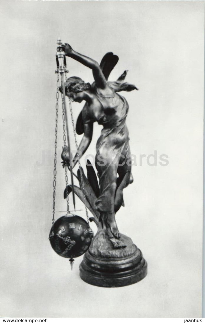 Clocks - Chimney Clock with Pendulum - France - 1986 - Russia USSR - unused - JH Postcards