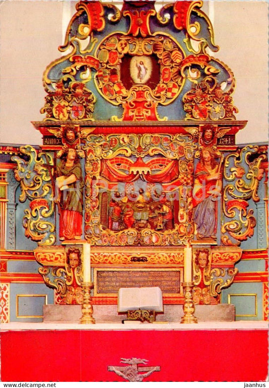 Gavno Slot - The chapel of Quuen Margrethe - castle - 1001 - Denmark - used - JH Postcards