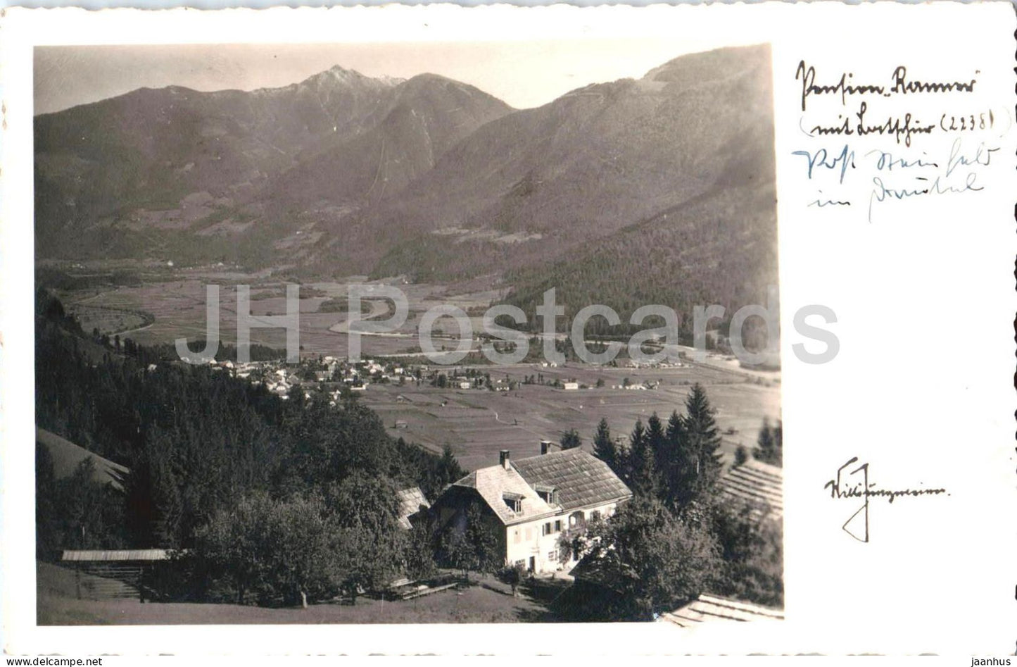 Greifenburg Pension Ranner - Spittal an der Drau - old postcard - 1939 - Austria - JH Postcards