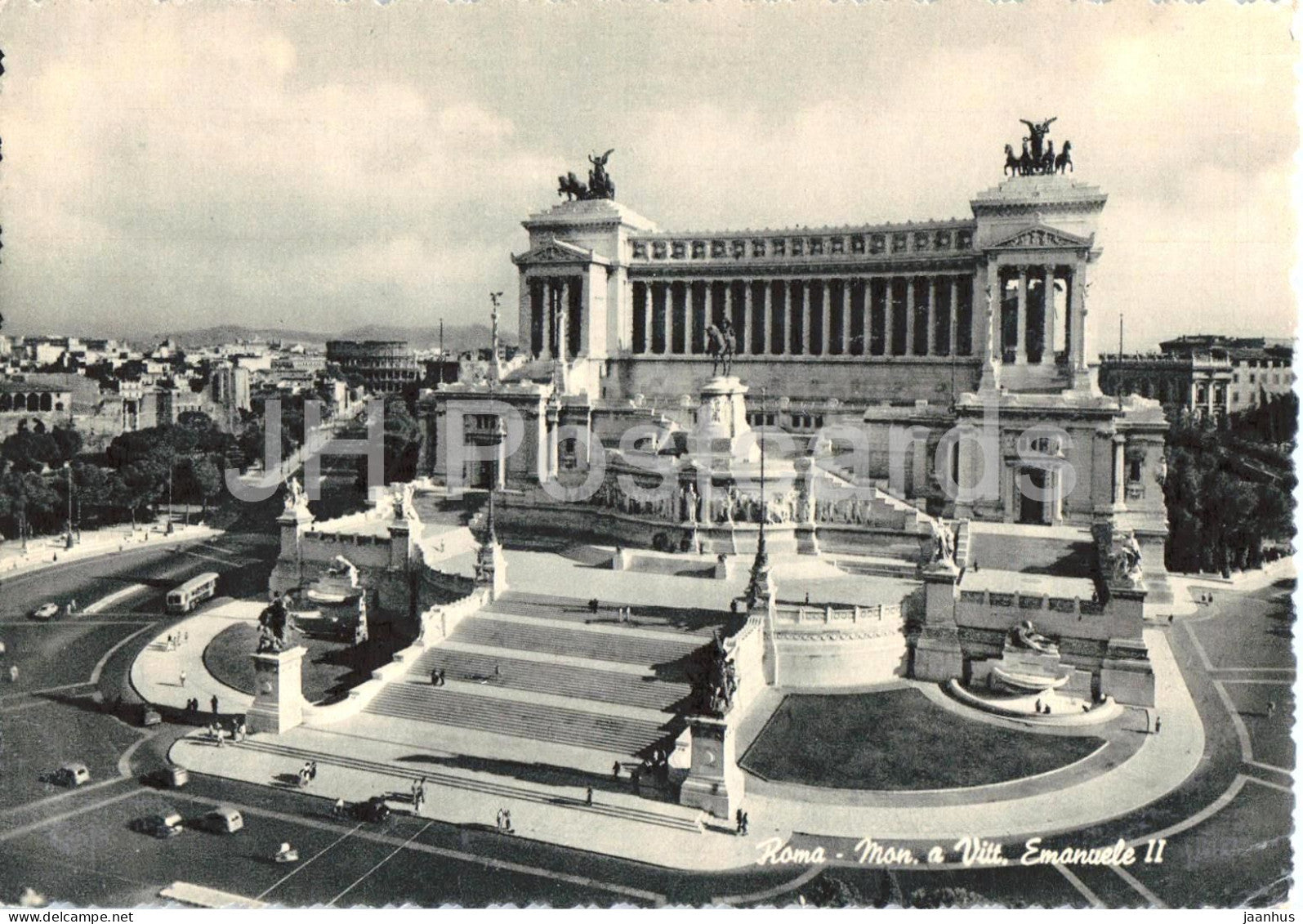 Roma - Rome - Monumento a Vittorio Emanuele II - monument Victor Emmanuel II - 1 - old postcard - Italy - unused - JH Postcards
